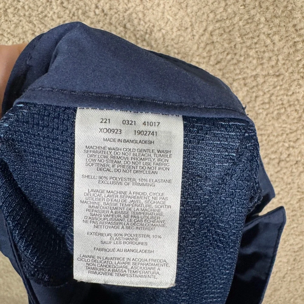 Columbia Hiking Pants Mens 40 X 30 Navy Blue Outdoor Cargo Stretch Lightweight